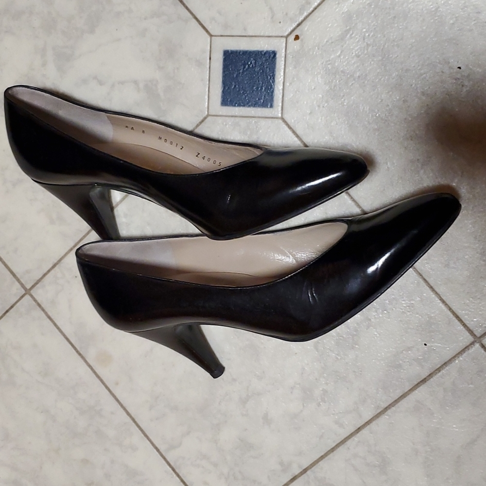 Bruno Magli vintage black heels size 8AA - Picture 3 of 7